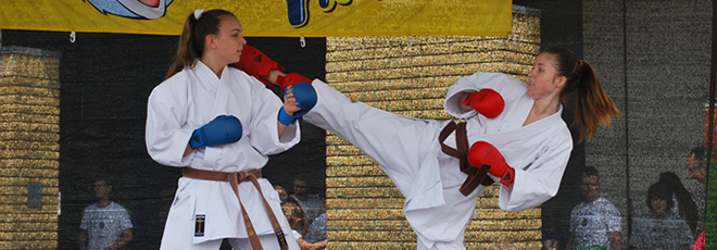 Karate bemutat a 17. kerletben