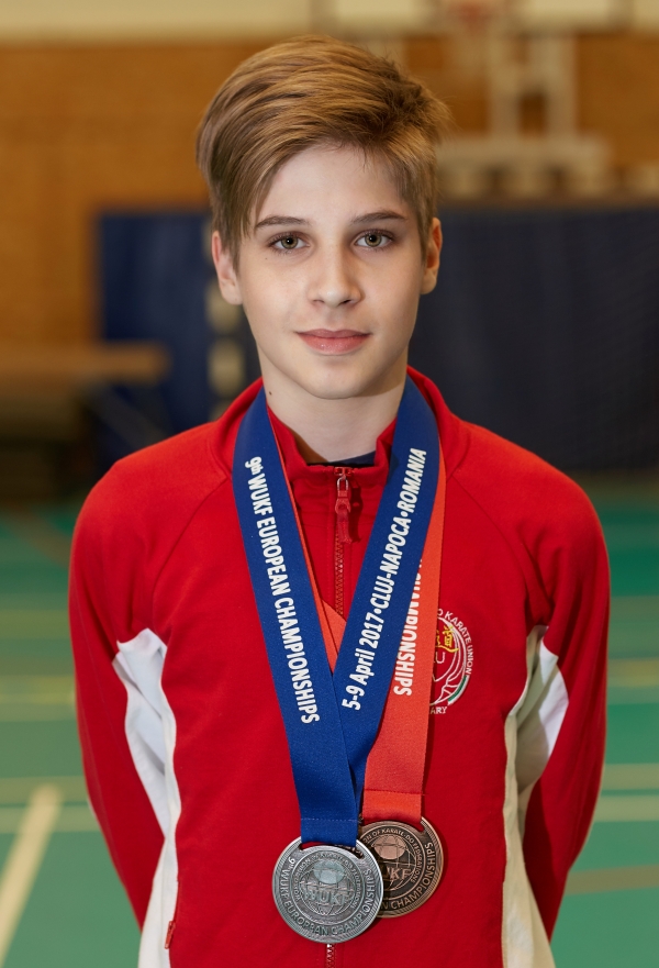 Topolyai Máté - Wado-ryu kata Európa-bajnoki ezüstérmes, és kumite Európa-bajnoki bronzérmes - 9. WUKF Karate Európa-bajnokság